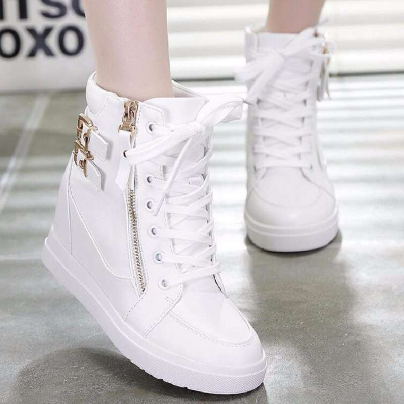 Sepatu wedges on sale boots