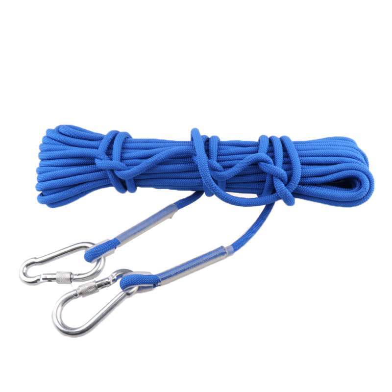 Mountaineering Climbing Safety Sling Rappelling Rope Auxiliary Cord 20m Blue 