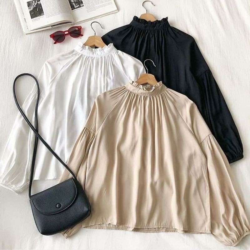 Blouse Wanita Pakaian Cewek Blouse Wanita Sonya Blouse Blouse Korea Atasan Wanita Terbaru Juli 2021 Harga Murah Kualitas Terjamin Blibli