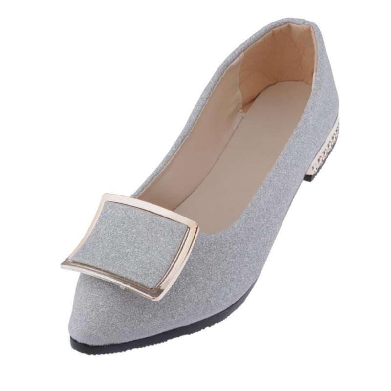 Promo Womens Shiny Glitter Ballet Flats 