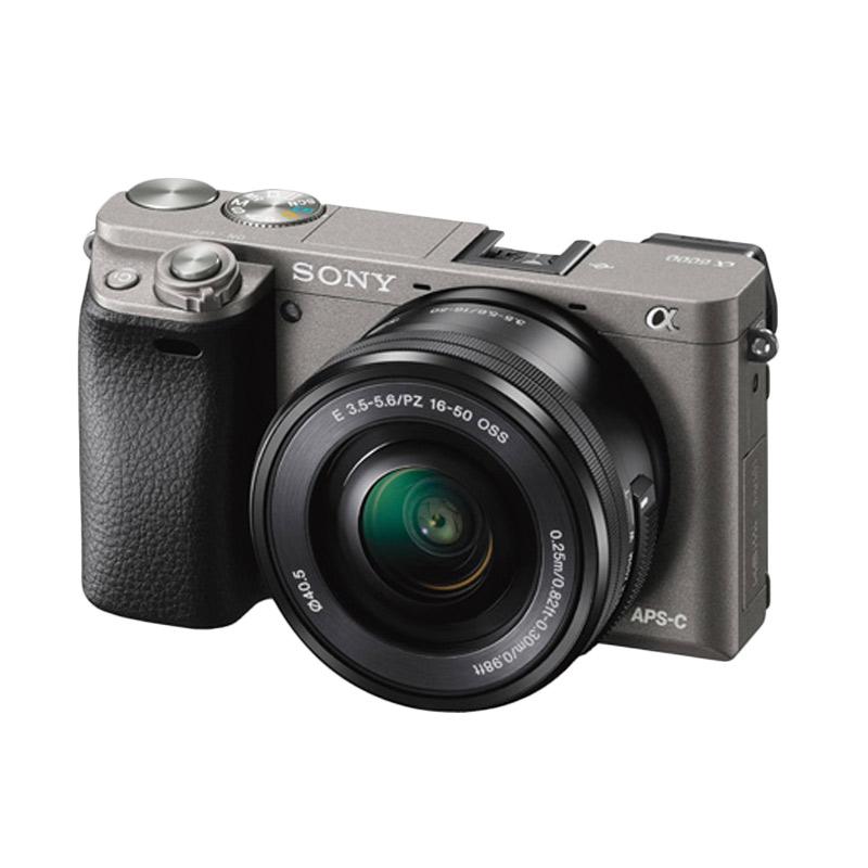 SONY Alpha A6000 Kit 16-50mm Kamera Mirrorless - Grey