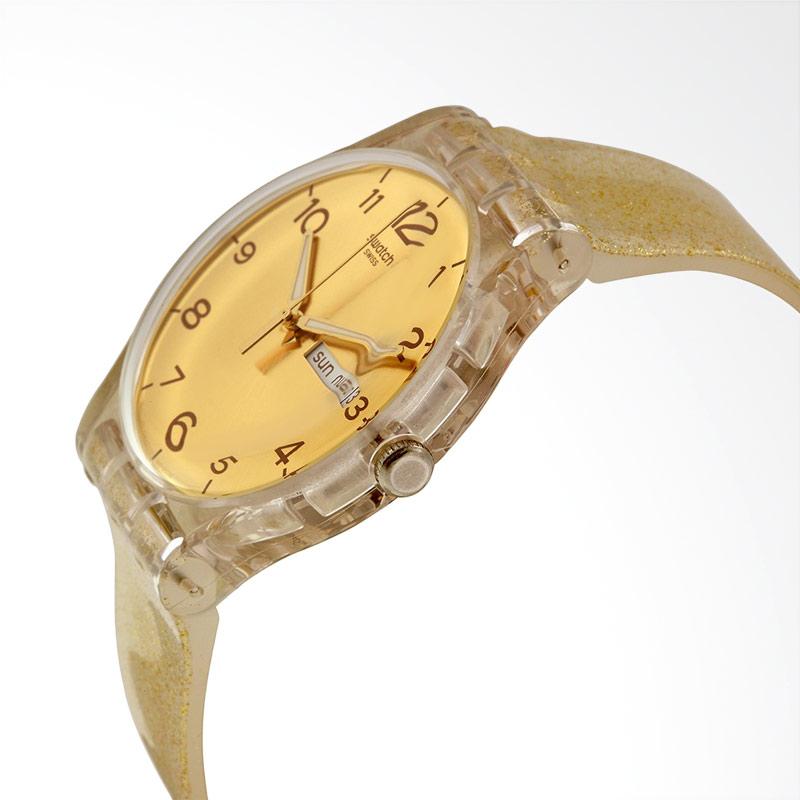 Jual GARANSI RESMI 2 TAHUN Swatch Suok704 Golden Sparkle Bahan Tali Silikon  Jam Tangan Wanita - Gold di Seller Temismani - Kota Jakarta Pusat, DKI  Jakarta | Blibli