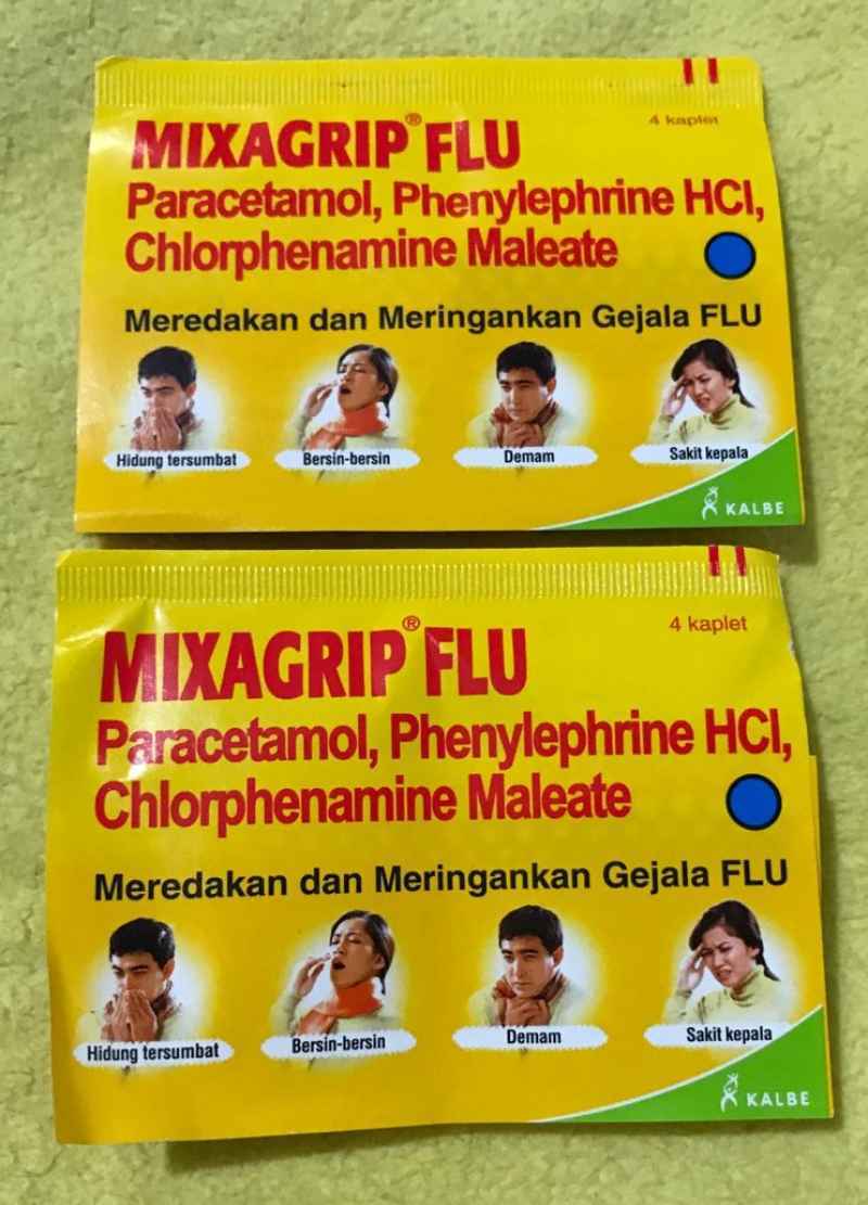 Ibu batuk menyusui mixagrip dan untuk flu Mixagrip Flu