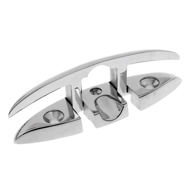 2PCS 6" 155mm Flush Mount 316 Stainless Steel Boat Flip Up Folding Pull Up Cleat 2PCS 6" 155mm Flush Mount 316 Stainless Steel Boat Flip Up Folding Pull Up Cleat