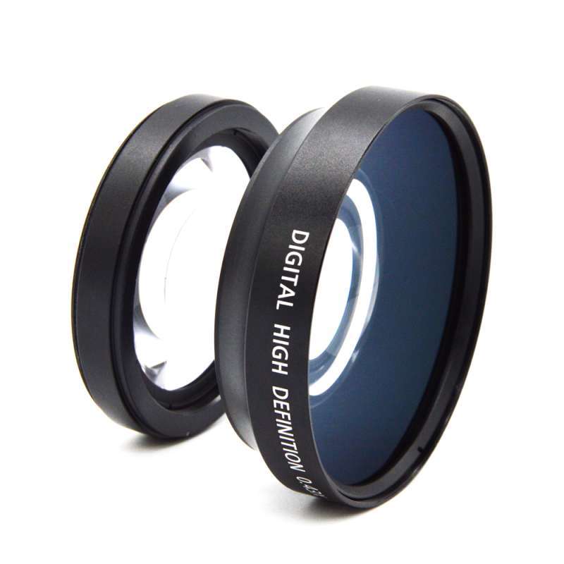 view hd 72mm 0 43x wide angle macro lens for canon 72mm camera filter