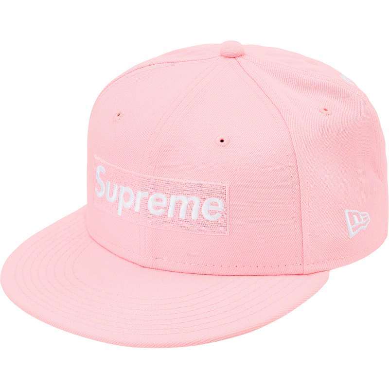 supreme logo pink