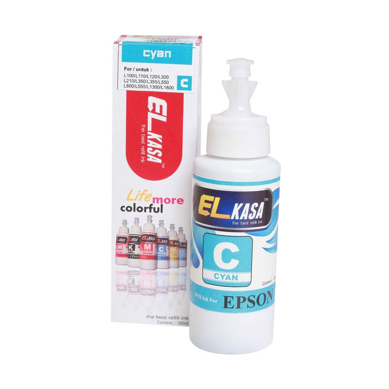 Jual Elkasa Tinta Printer For Printer Epson Cyan 100 Ml Online November 2020 Blibli