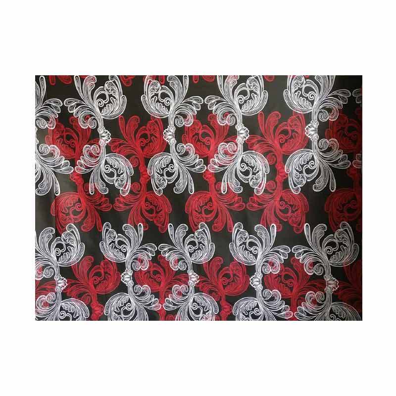 Jual King Motif Abstrak Eterna Katun Lokal Set Sprei Merah Online