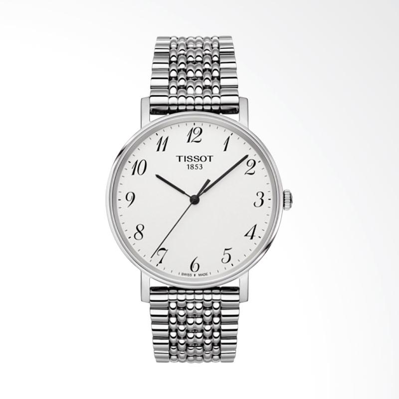 TISSOT T-Classic Everytime Medium Silver Dial Stainless Steel T109.410.11.032.00 Jam Tangan Wanita - Silver