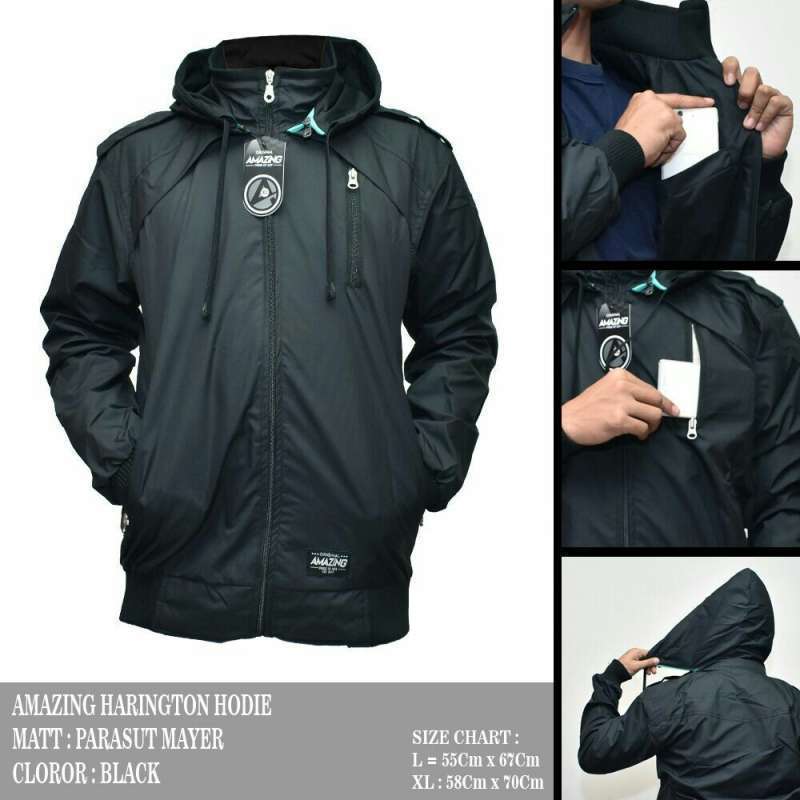 Jaket 2025 harrington hoodie