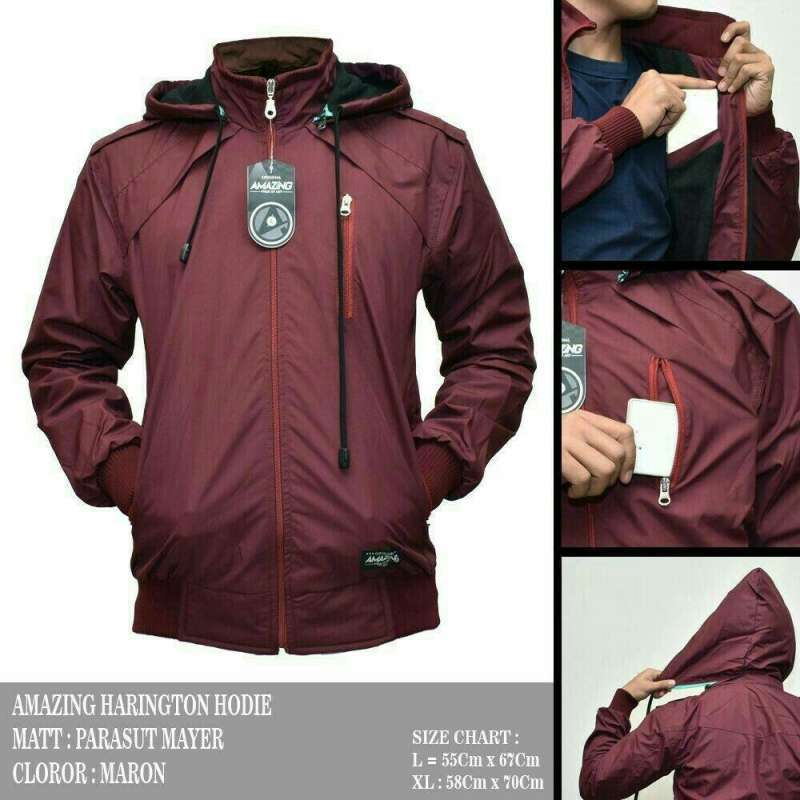 Jaket 2025 harrington hoodie