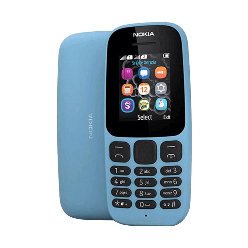 Nokia 105 DS 2017 Handphone - Blue