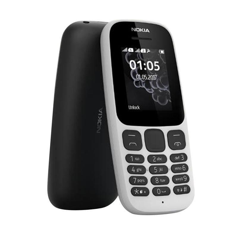 Nokia 105 DS 2017 Handphone - White