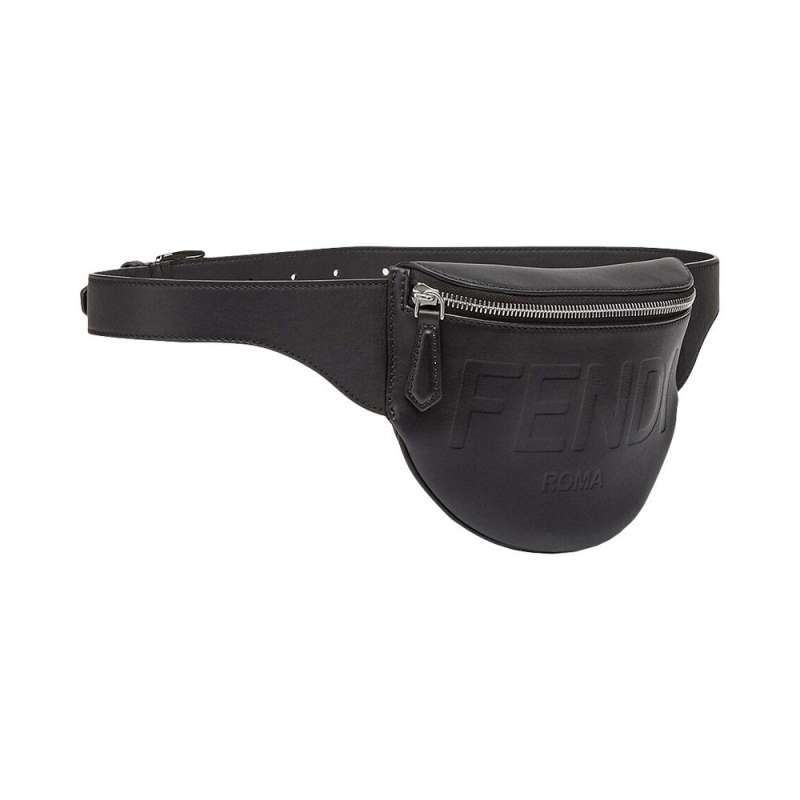 Jual Fendi Leather Belt Bag Black di 