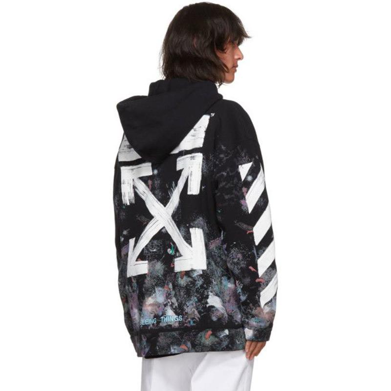 Off white best sale galaxy hoodie sizing