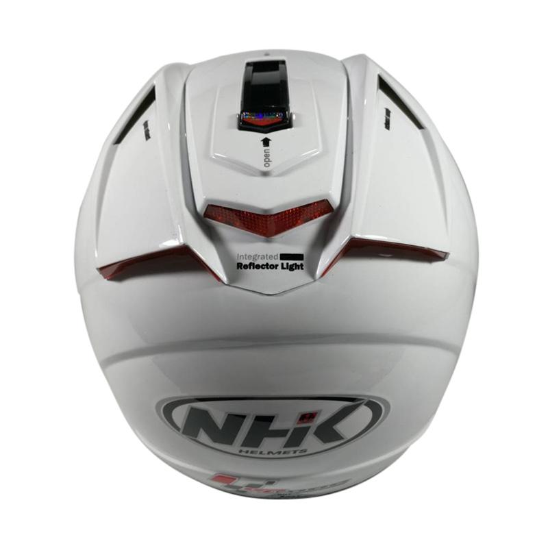 Nhk Gp1000 White Solid Jual Nhk Gp 1000 Double Visor Helm Full