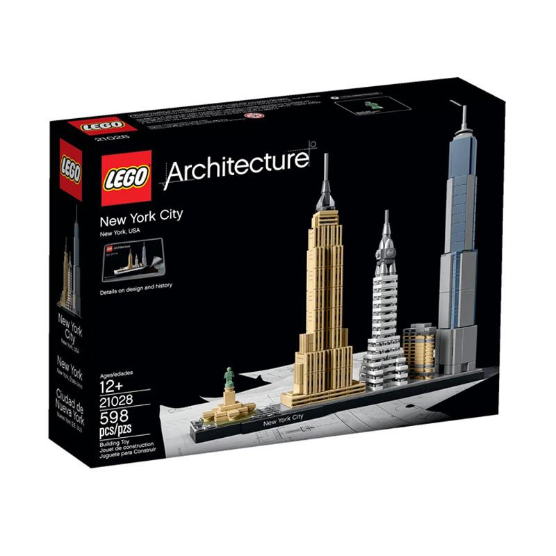 Jual Lego Architecture 21028 New York City Mainan Block Puzzle