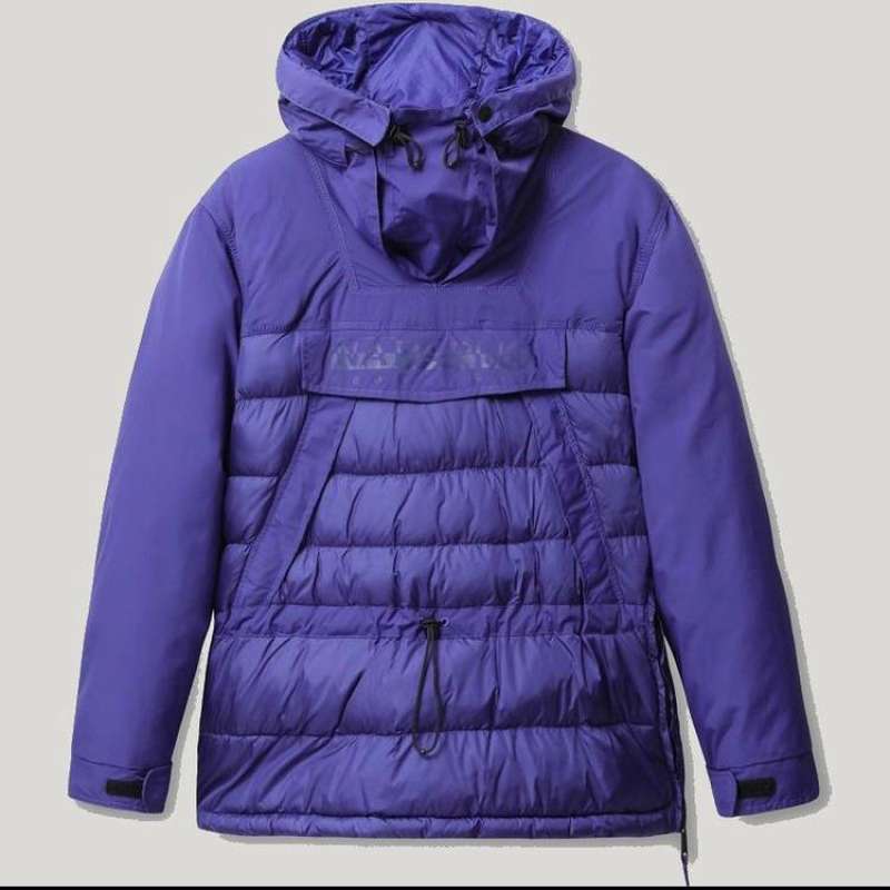 Jual Napapijri skidoo circular anorak jacket blue clement colour