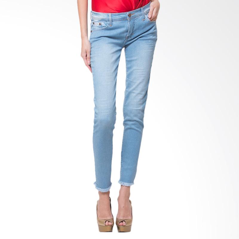 Nuber Daffodils Tassel Blue Line Stretch Celana Panjang Jeans