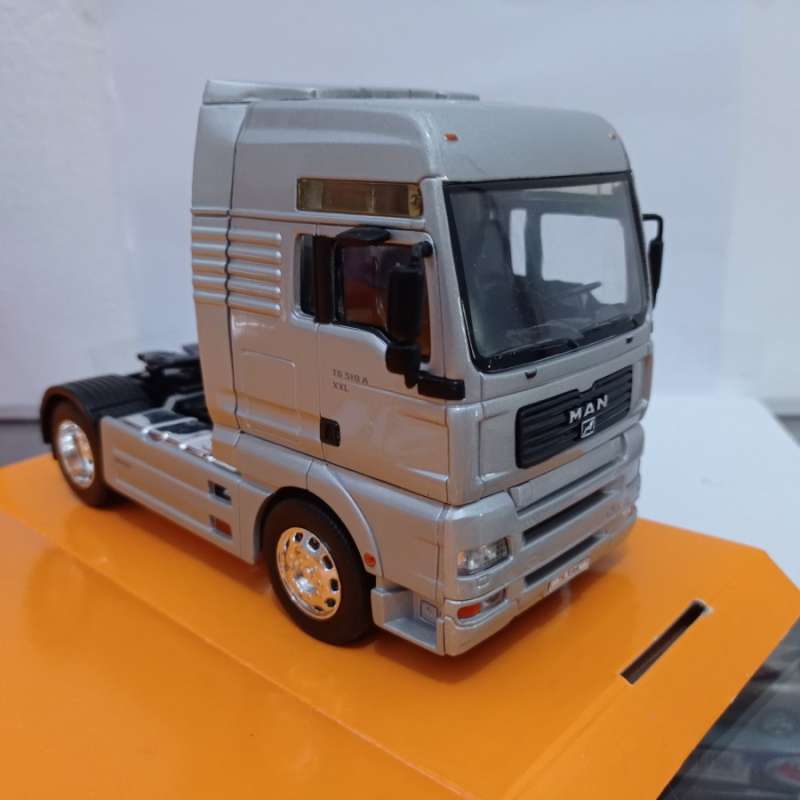 Jual Diecast Truk Man Tg510a Miniatur Head Truk Kontainer Welly