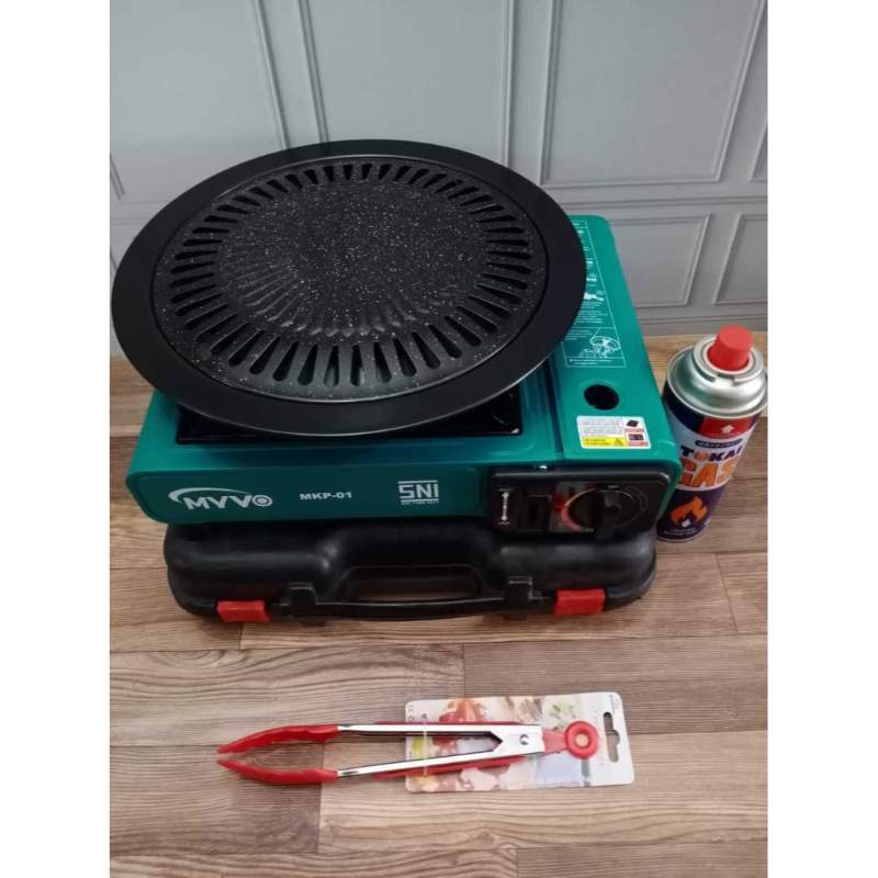 Jual Paket Bbq Kompor Portable Grillpan Tabung Gas Capitan