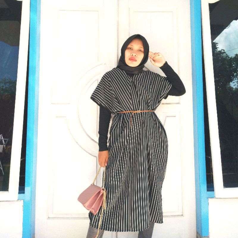 Promo [FREE BELT] DRESS KAFTAN SULUR V 