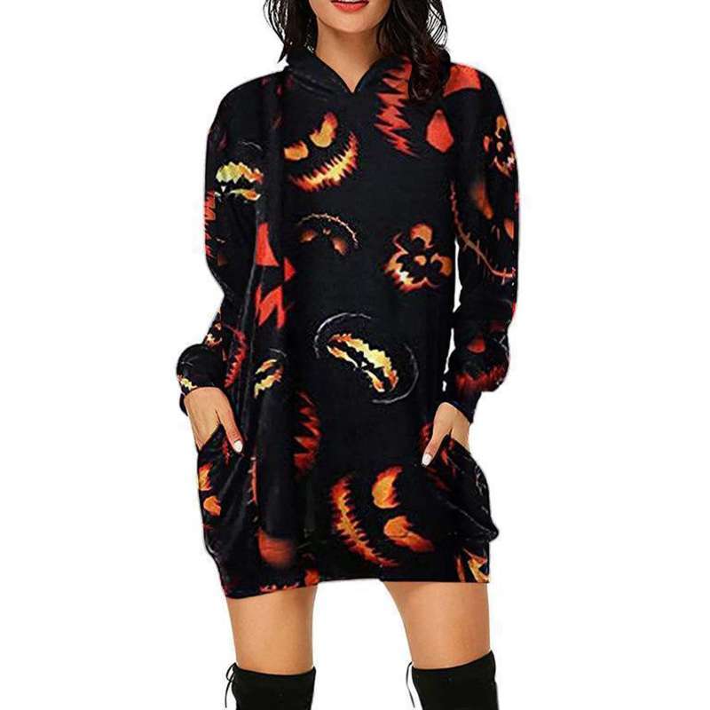 Promo Hoodie Dress Jumper Casual 