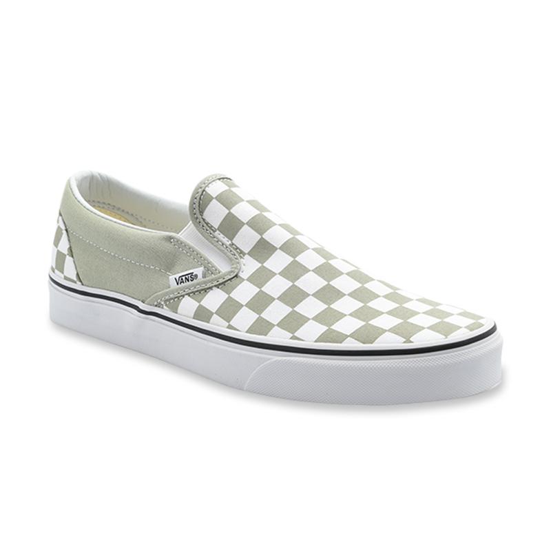 jual vans slip on checkerboard
