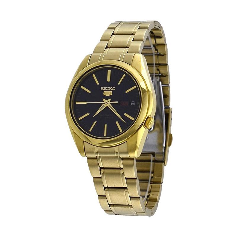 Jual Seiko 5 Automatic Dial Stainless Steel Watch Jam Tangan Pria - Gold  [SNKL50K1] di Seller Nautilus Shop - Kota Jakarta Selatan, DKI Jakarta |  Blibli