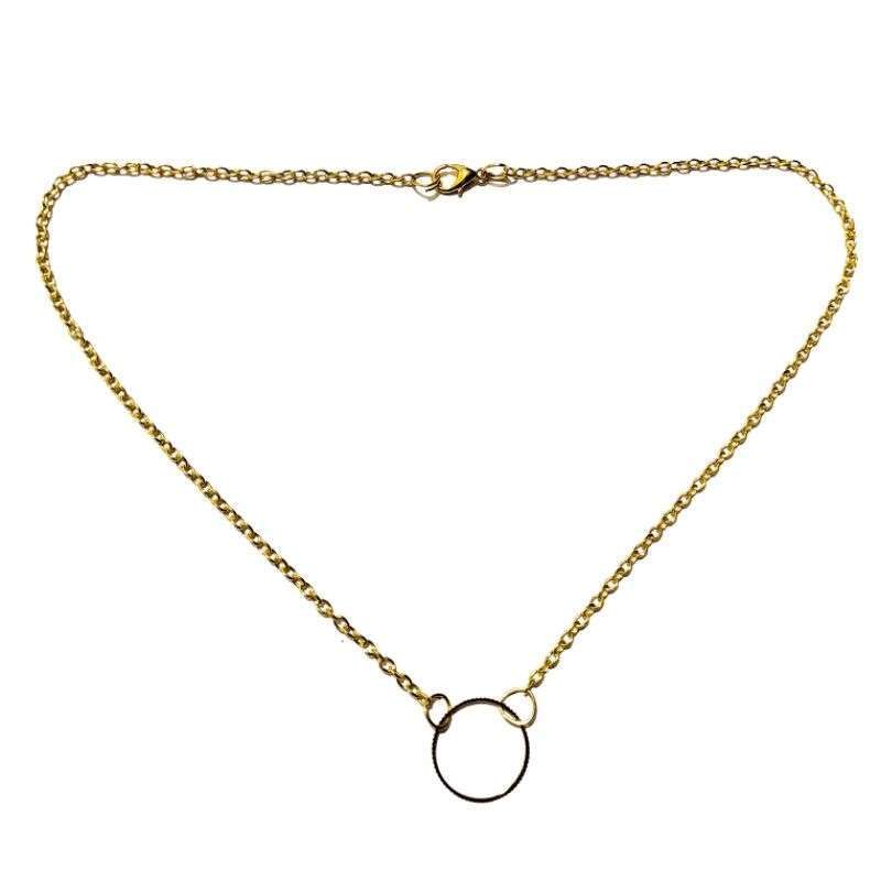 Kalung Korea Klavikula Rantai O-Ring Chain Korean Necklace