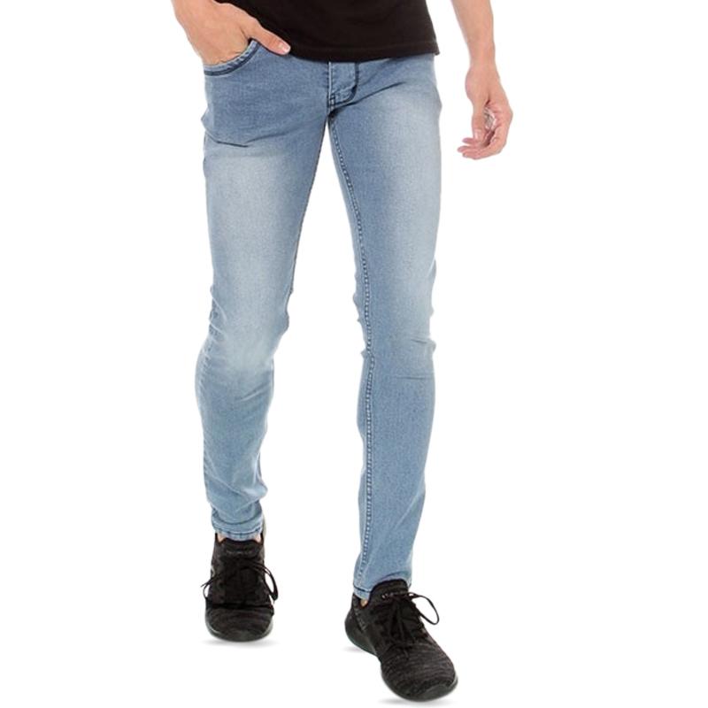 Hipster Jeans Scrub Celana Panjang Pria 