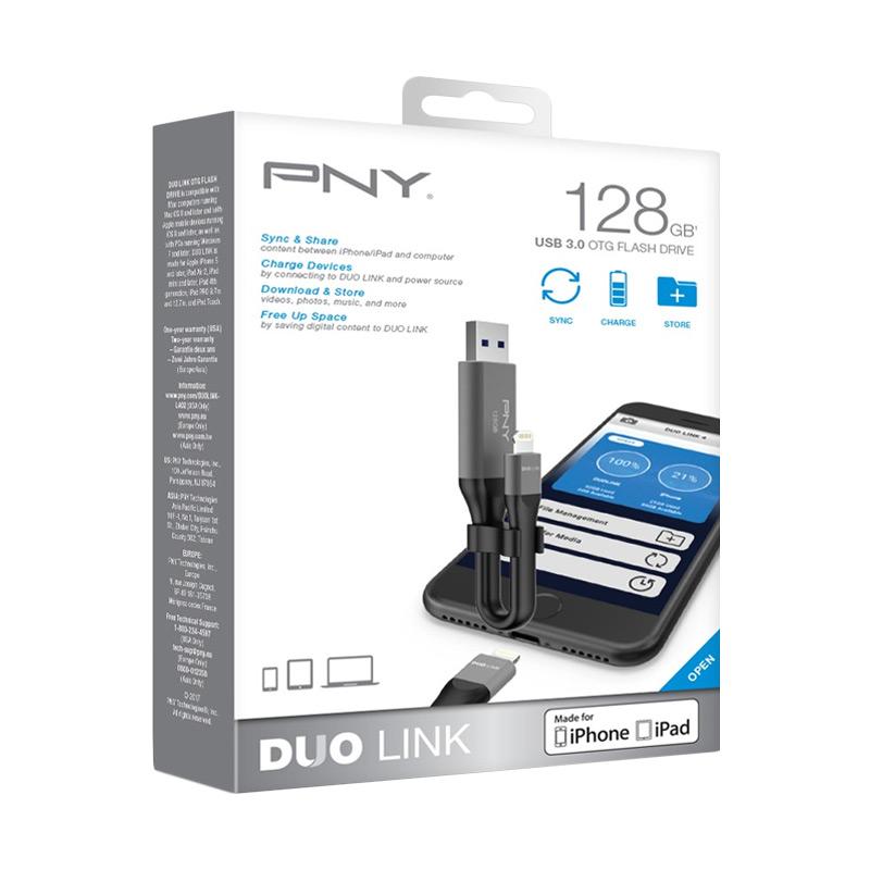 Jual Pny Apple Duo Link Flash Drive Otg For Iphone And Ipad 128