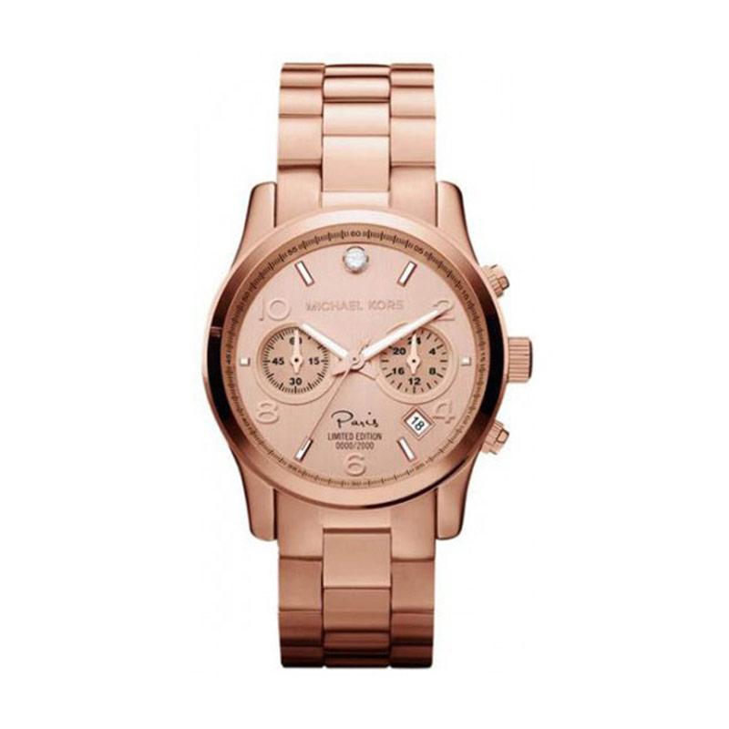 Jam tangan michael kors rose gold hot sale