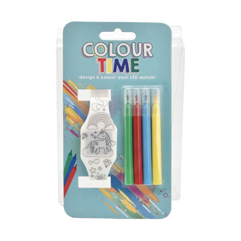 Jual Sunshine Ew 180008 Color The Time Unicorn Jam Tangan Anak