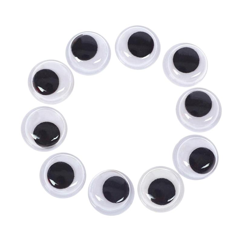 Jual Bluelans Moving Eyeball Eye Scrapbook Doll Toy Diy Kids School Handcraft Accessories Black White 1 2 Cm Online September 2020 Blibli Com