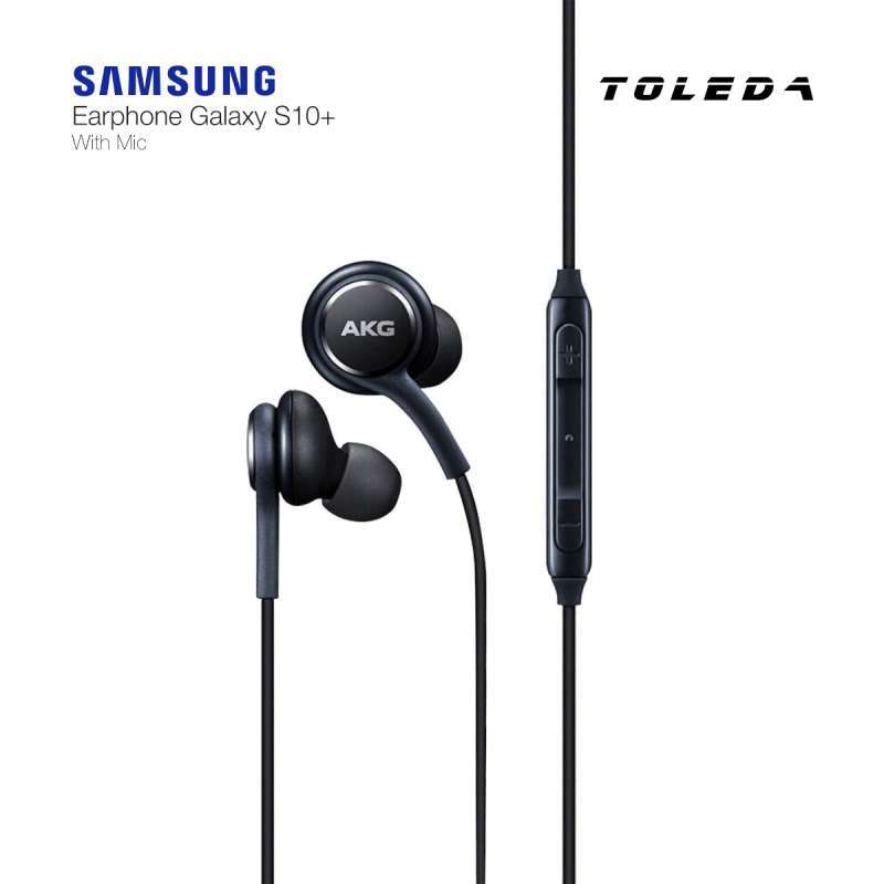 Promo Earphones Headphones Samsung Galaxy S10+ AKG 3.5mm Jack Original 100%  di Seller Toleda Indonesia Official Store - Kab. Tangerang, Banten | Blibli