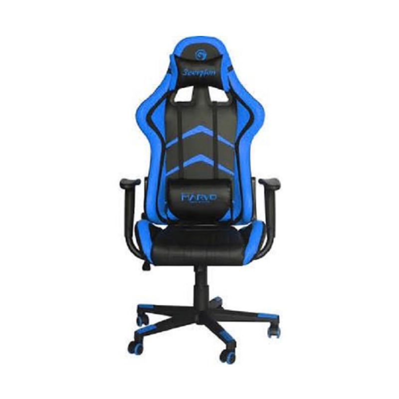 Jual Marvo Ch106 Gaming Chair Kursi Gaming Biru Jabodetabek Di