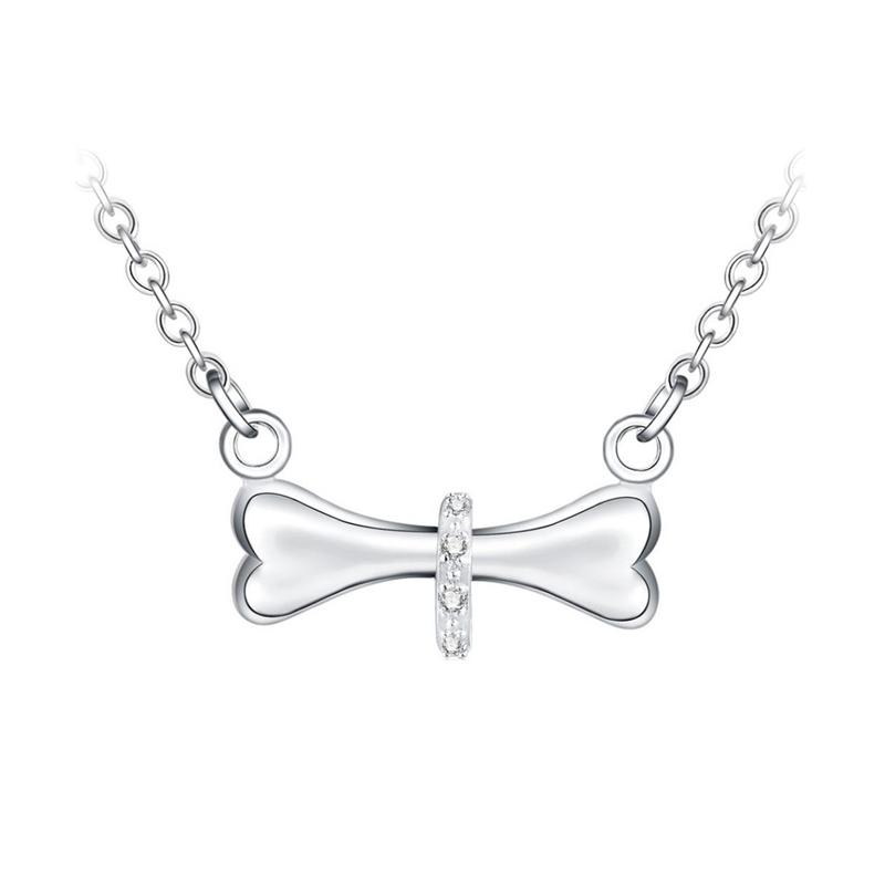 Bluelans Fashion Dog Puppy Bone Bell Pendant Necklace Party Wedding Tail Jewelry Gift