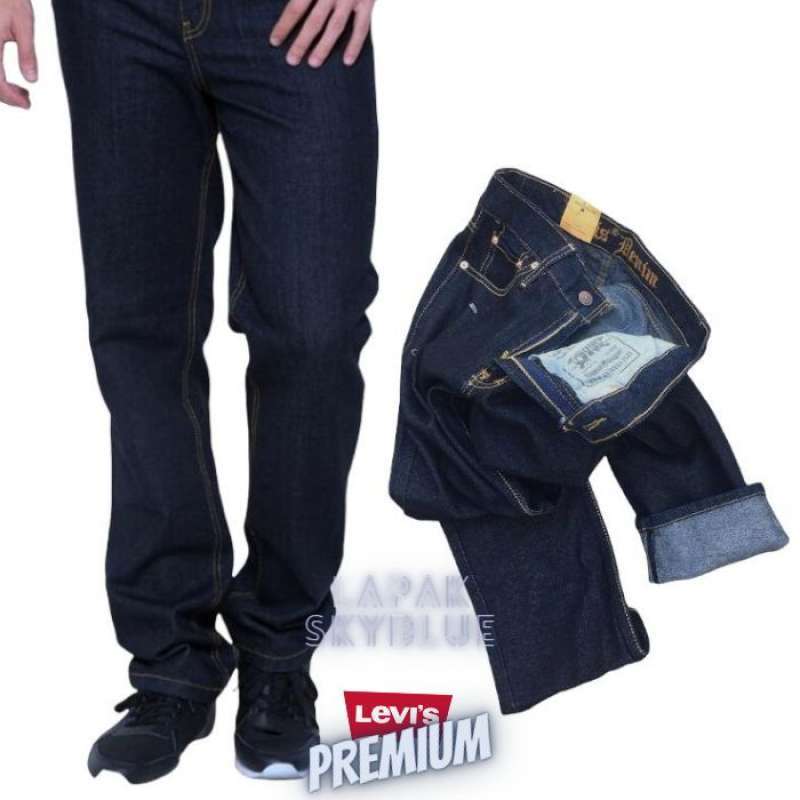 Jual celana jeans pria/cowo BIRU 