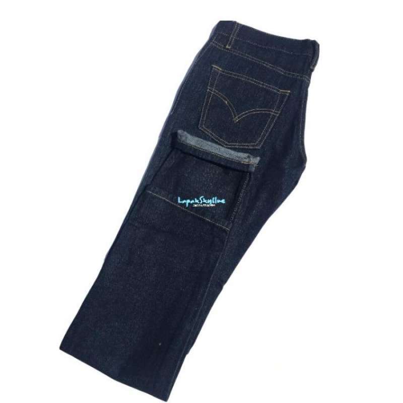 Jual celana jeans pria/cowo BIRU 