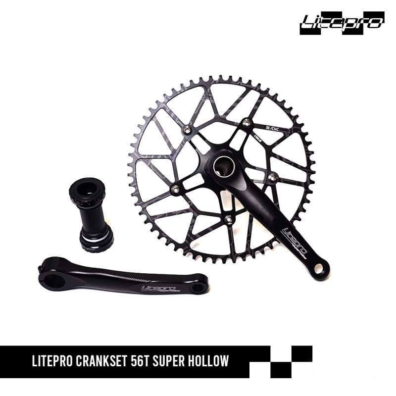 LITEPRO CRANKSET 56T SUPER HOLLOW