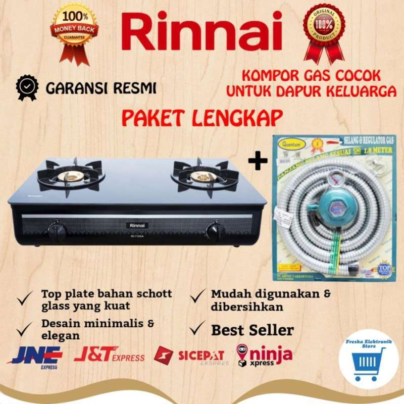 Promo Kompor Gas 2 Tungku Rinnai Ri 712 Gab Regulator Paket Lengkap Di Seller Freska Elektronik Store Kota Jakarta Selatan Dki Jakarta Blibli