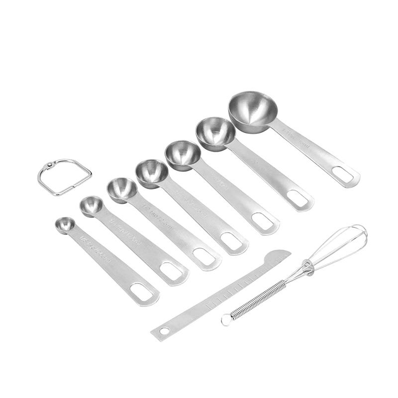 Jual H Ikea Stainless Steel Baking Cooking Measuring Teaspoons Spoons Scoop Tool Set 9 Pcs Online September 2020 Blibli Com
