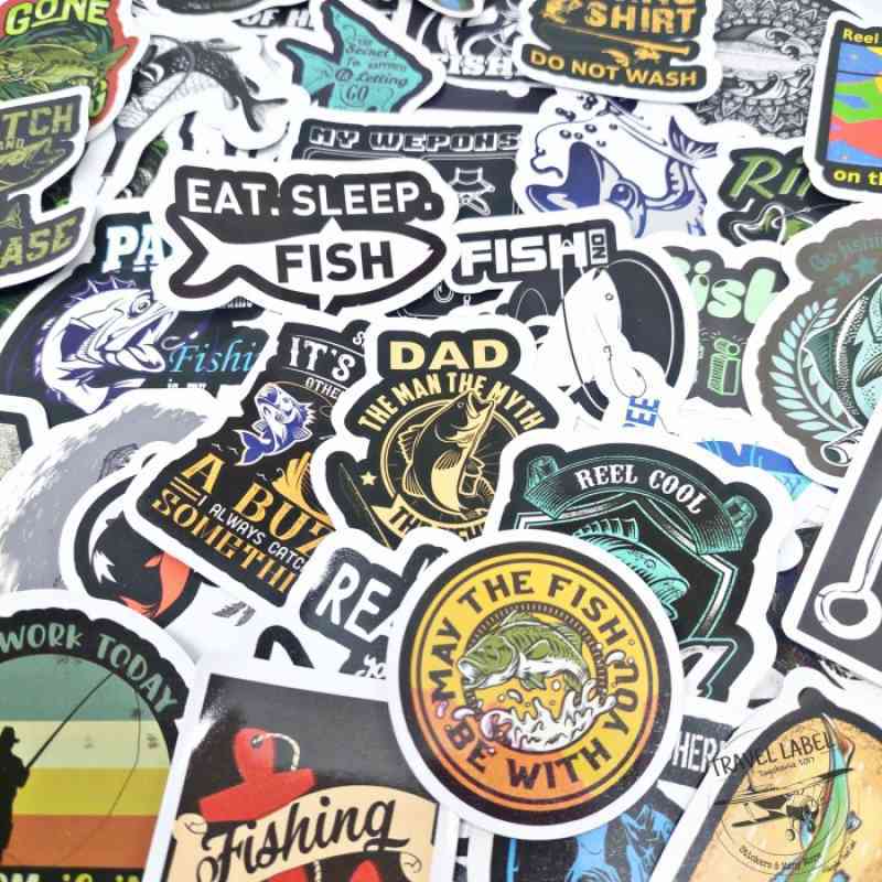 Jual Sticker Mancing 1 Set 50 Pcs : Fishing Stickers Anglers Tackle Box Di  Seller Jaya 01 - Wanajaya, Kab. Bekasi
