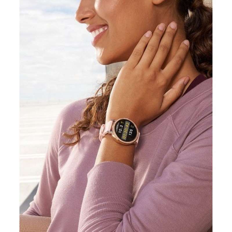 Fossil gen 5e smartwatch blush silicone best sale