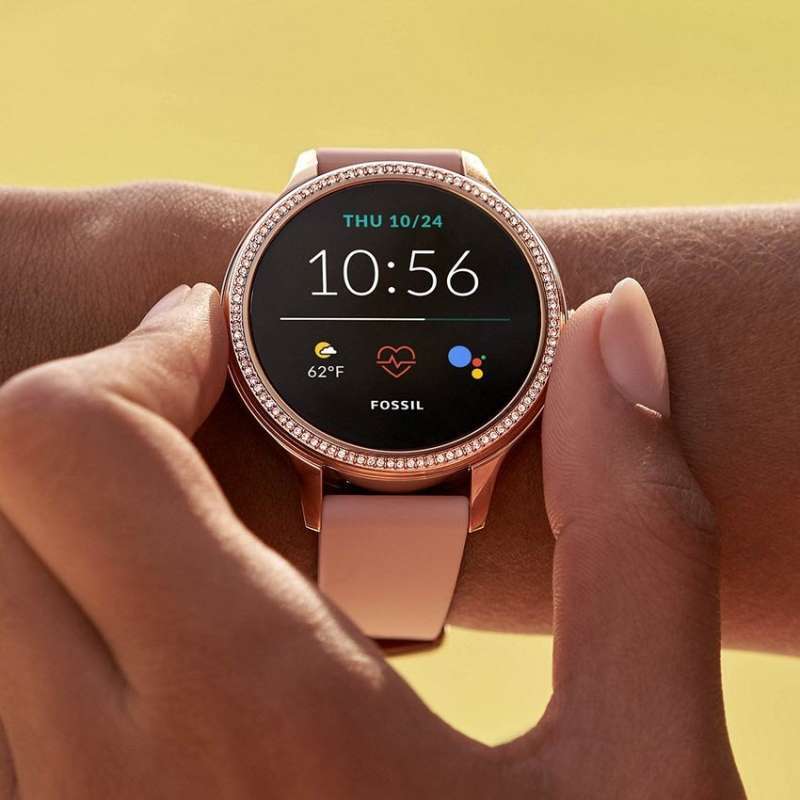 Gen 5e top smartwatch blush silicone