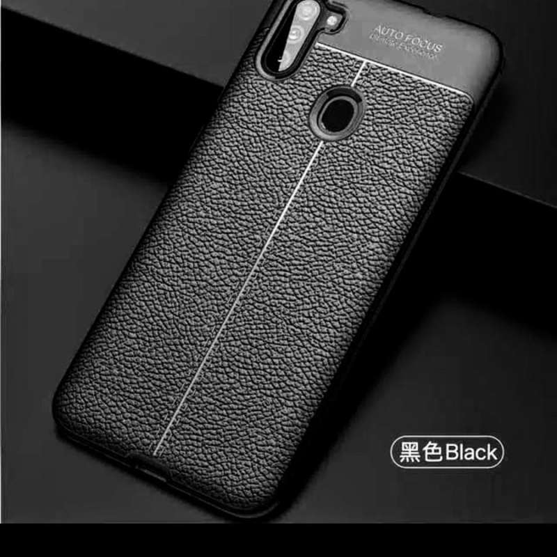 Jual Case Samsung Galaxy A11 Auto Focus Leather Premium Soft