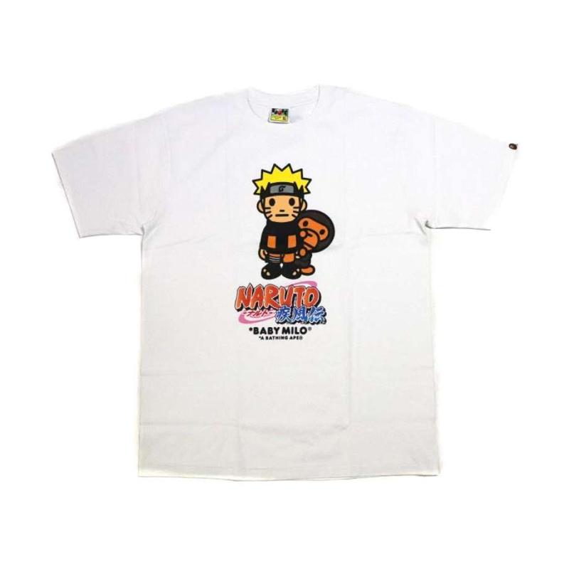 Jual Bape Naruto Baby Milo T Shirt Pria White Online Juni 2020