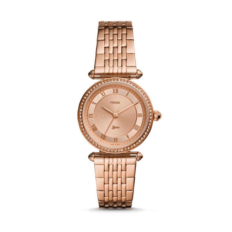 Promo Fossil ES4711 Stainless Steel Jam Tangan Wanita Rosegold