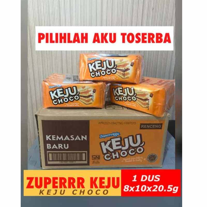 Jual Zuperrr Keju Wafer Keju Choco 20 5 Gr Harga 1 Dus Isi 8 Renceng Terbaru Oktober 2021 Harga Murah Kualitas Terjamin Blibli